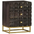 thumbnail image 1 of vidaXL Bed Cabinet Black 40x30x50 cm Solid Mango Wood, 1 of 5