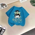 thumbnail image 2 of ZHUASHUM Boys Girl T Shirts Spring And Summer Kid Cute Graphic Print Round Neck Short Sleeve Tee Casual T Shirt,8-9 Years Bu2, 2 of 4