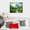 thumbnail image 4 of PIKWEEK Canvas Wall Art Sunset Picture Artwork Wall Decor 5 Pieces Canvas Prints American Large Poster Painting for Living Room, 4 of 4