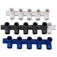 thumbnail image 1 of 16pcs Plastic PVC 20mm Hose Tee Connector 3 Way Joint For Garden Irrigation Watering Pipe Adapter T, 1 of 5