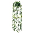 thumbnail image 2 of Clearance Artificial Hanging Vine Plant with Pot, Potted Trailing Greenery for Home Wall Room Indoor Decoration(G), 2 of 4