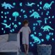 thumbnail image 3 of Pegatinas de pared de dinosaurios luminosos, pegatinas de pared de dinosaurios autoadhesivas para habitaciones infantiles, pegatinas que brillan en la oscuridad, pegatinas de pared con luz de, 3 of 7