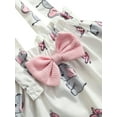 thumbnail image 5 of Seyurigaoka Baby Girl’s Elephant Long Sleeve Romper and Suspender Skirt  Headband, 5 of 6