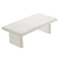 thumbnail image 3 of Modway Relic Concrete Textured Coffee Table in White, 3 of 10