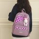 thumbnail image 2 of Mochila para niños Mochila grande para estudiantes Mochila con cremallera con colgante de animal lindo (Púrpura) FLhrweasw Nuevo, 2 of 3
