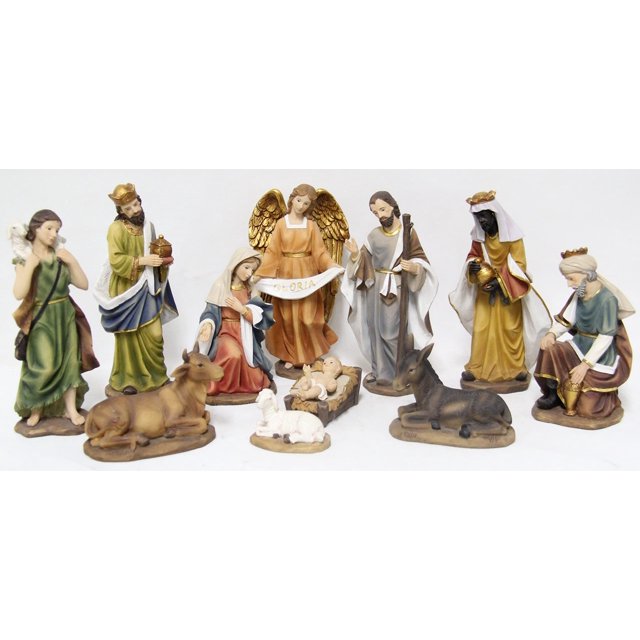 Juego de 11 figuras Navitity de Hi-Line Gift Ltd, 8 pulgadas de alto