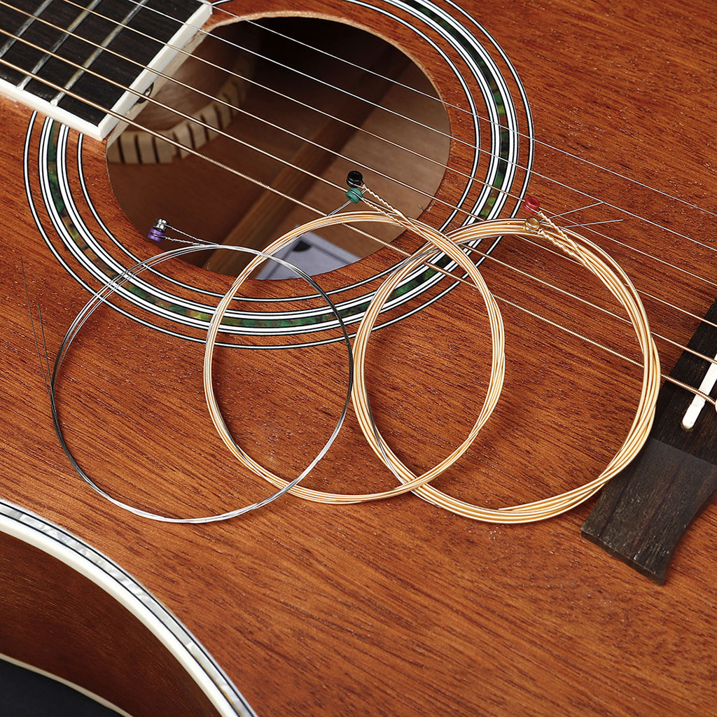 Zeiwohndc Acoustic Guitar Strings Practiced Metal 6 Strings A650 Guitar Accessories