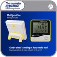 thumbnail image 6 of Appli Parts APTT-DWDH Indoor Temperature and Humidity Monitor with Hygrometer for Accurate Temp and Humidity Monitoring for Precise Indoor Climate Control with cable sensor for outside temperature, 6 of 7