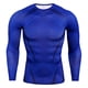 thumbnail image 1 of Minnieouse Camiseta de hombre de secado rápido de manga larga mallas de Fitness culturismo deporte camuflaje elástico entrenamiento ciclismo Camisetas Azul, 1 of 6