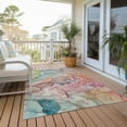 thumbnail image 6 of Addison Rugs Chantille Indoor/Outdoor Contemporary Watercolors Blue Washable Rectangle Rug, 5' x 7'6", 6 of 6