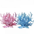 thumbnail image 2 of Simulación de coral colorido, adornos de jardinería para peceras, plantas acuáticas, ramas de hierro acuáticas, decoración de paisajes marinos, explosión, 2 of 5