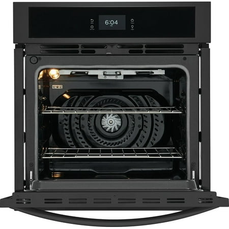 Frigidaire - 27" Built-in Single Electric Wall Oven with Fan Convection - Black