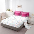 thumbnail image 5 of Castle Fairy Black Blue Glitter Print Twin Bedding Sets,Gradient Bedding Comforter Set, 5 of 8