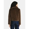 thumbnail image 3 of No Boundaries Faux Fur Jacket, Women's, 3 of 5