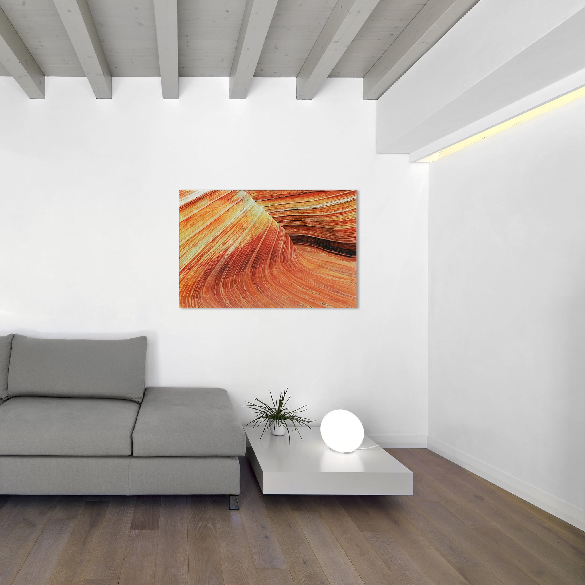 Empire Art Direct Painted Rock Frameless Free Floating Tempered Glass Panel Graphic Wall Art, 32" x 48" x 0.2", Ready to Hang