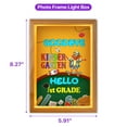 thumbnail image 5 of Back to School Vizsla Goodbye Kindergarten Hello 1st Grade Acrylic Plaque with Wood Photo Frame Box Vizslas Dog Lover Gifts Idea Light Box - 02011, 5 of 5