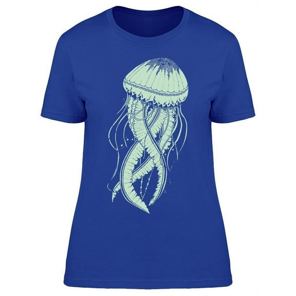 Jellyfish Ocean T-Shirt Women -Image by Shutterstock, Female Small