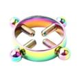 thumbnail image 3 of Stainless Steel Zircon Non Piercing Clamp On Nipple Rings Jewelry Adjustable Body Accessory For Women Daily Wear Fashion Decorative Ladies Set Pair Valentine, 3 of 3