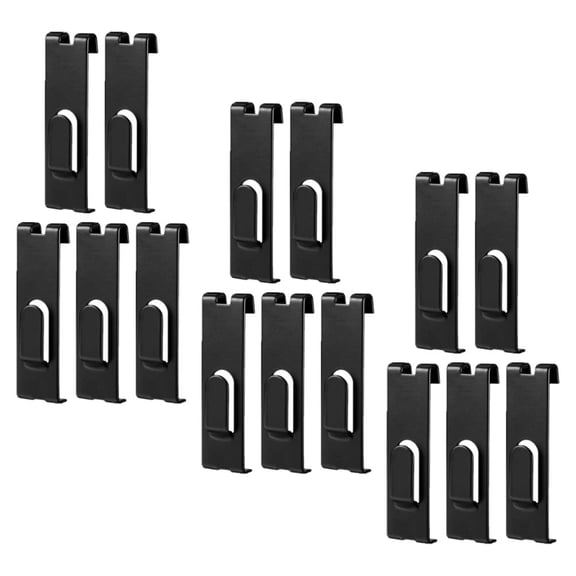 WORGEOUS 15-Piece Commercial Metal Grid Wall Panel Hooks Set for Hanging Tools and Accessories