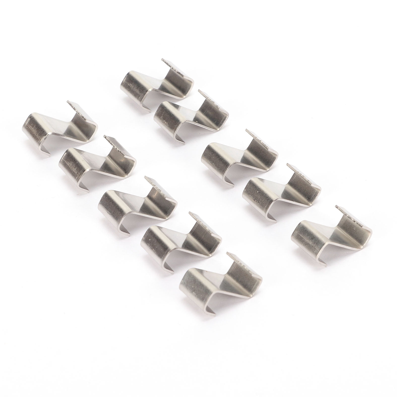 100 Clips à Ressort De Type Z En Acier Inoxydable Pour Serre - Clips De Vitrage Et Panneaux