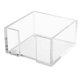 thumbnail image 1 of Soporte acrílico para bloc de notas para organización de escritorio, dispensador de notas transparente, 1 of 5