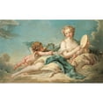 thumbnail image 2 of Boucher, Francois 24x16 Black Modern Framed Museum Art Print Titled - Clio, The Muse of History and Song, 2 of 4