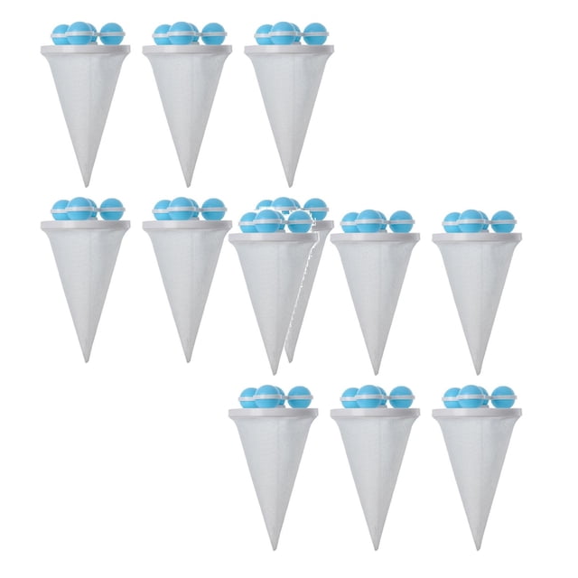 Oleegame 2PC Floating Hair Filtering Mesh Removal 2024 New Pet Hair Remover Lint Catcher For Laundry Reusable Washing Machine Hair Catcher Tool Washing Machine Floating Lint Mesh Bag(Blue 3pc