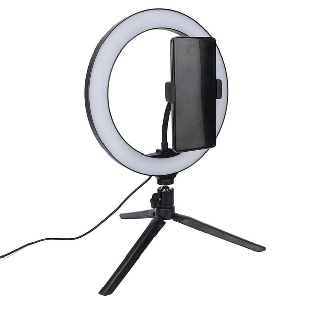 Luz de relleno circular NikouMX Lámpara de relleno para selfies 10 pulgadas