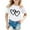 White, variant on Toddler Girls' Shirts Short Sleeve Top Cute Graphic Round Neck Tee Summer Casual Shirt Size 3-4T ,Pink