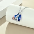 thumbnail image 4 of WINNICACA Friendship Necklace for 2 Sisters 925 Sterling Silver with Blue Heart Crystal Necklaces Jewelry Best Friend Birthday Anniversary Mothers Valentines Day Gifts for Women, 4 of 6