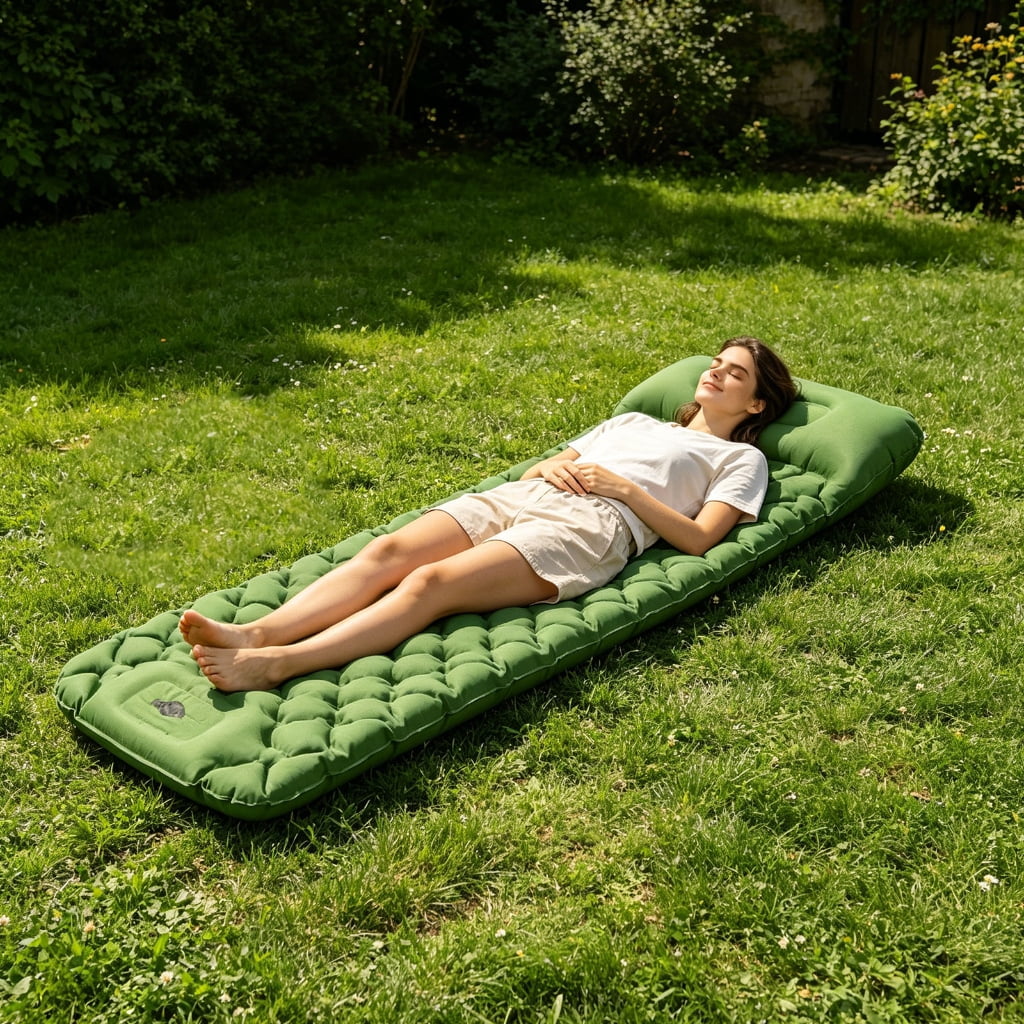 Durability Outdoor Air Beds With Comfortable Pad Inflatable Mattress Light Weight Portables Car Tent