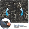 thumbnail image 6 of Mouse Pad, Square Computer Mouse Pads with Personalized Sun and Moon Design, Washable Mouse Mat with Lycra Cloth, Office Home Non-Slip Rubber Base Mousepad, 6 of 6