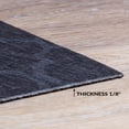 thumbnail image 6 of Personalized Planet 27x18 Love Laughter Beautiful Together Happiness Family of 3 Doormat with Custom Names Printed on Brown Rectangular 1/8” Thick Non Slip Mat for Kitchen Hallway Deck or Porch, 6 of 6
