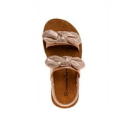Nanette Lepore Open Toe Toddler Platform Sandals - Rose/Gold, 8