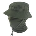 thumbnail image 3 of Jessboyy Mens Sun Hats with UV Protection Breathable Foldable Boonie Bucket Hats with Mask Casual Summer Outdoor Hiking Camping Gardening Green, 3 of 6