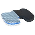 thumbnail image 2 of Luxor Ergonomic Gel Chair Cushion Black, 2 of 7