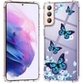 thumbnail image 1 of Funda transparente a prueba de golpes KIOMY para Samsung Galaxy S21+ 5G, 1 of 7
