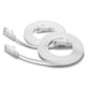 thumbnail image 1 of Cable Ethernet BUSOHE Cat6, 15 pies, 2 unidades, blanco plano, RJ45, 1 of 7
