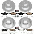thumbnail image 2 of PowerStop Front and Rear Geomet Coated Brake Rotor and Pad Kit Fits: MINI COOPER Select Models CRK6296, 2 of 5