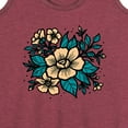 thumbnail image 3 of Instant Message - Etched Flowers - Women's Racerback Tank Top, 3 of 6