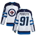 thumbnail image 1 of Cole Perfetti Chandail adidas Blanc des Winnipeg Jets Signé, 1 of 2