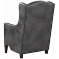 thumbnail image 6 of Traditional Grey and Cappuccino Accent Chair, 6 of 7