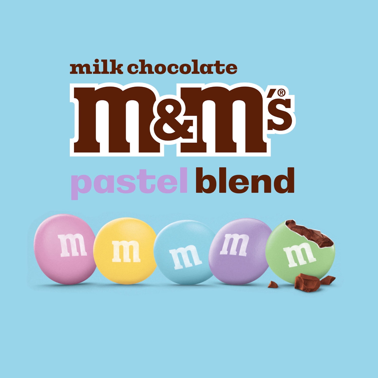 M&M's Milk Chocolate Pastel Blend Easter Candy - 38 oz Bulk Bag