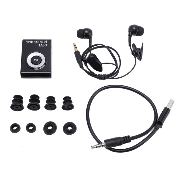 Reproductor De Natación A Prueba De Agua Para Natación Con Música, De Música Submarina Portátil Multifuncional De Memoria De 8 GB Con Auriculares Para Bucear Navegando En