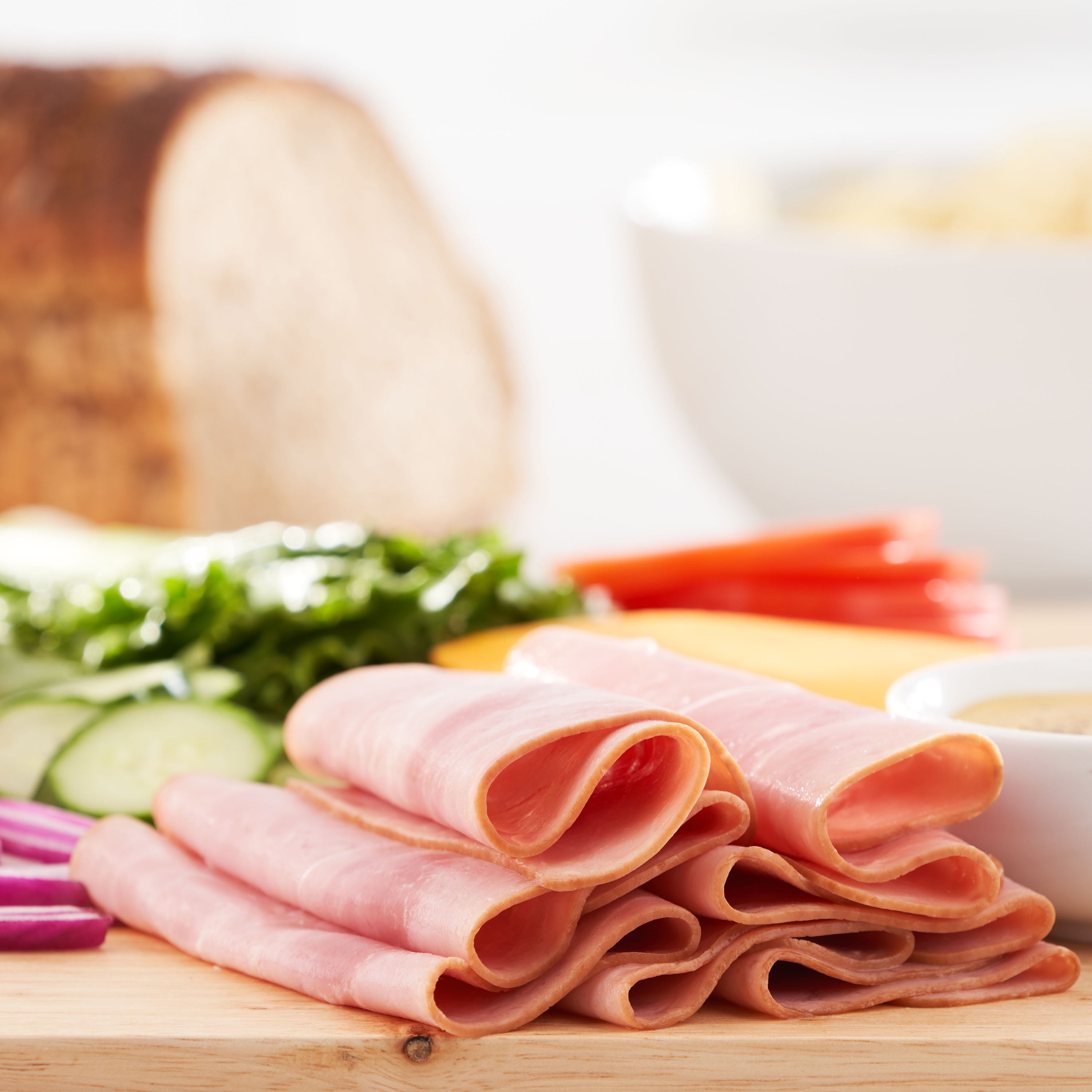 Great Value 97% Fat Free, Sliced Smoked Ham, 32 oz, Plastic Pouch