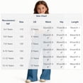 thumbnail image 4 of SROBPTY Teen Girls Pants Solid Wide Leg Drawstring with Pockets Loose Trousers for 3-8Y, 4 of 5