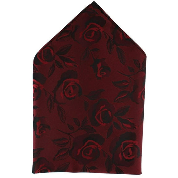 Ascentix Rose Print Tone on Tone Pocket Square