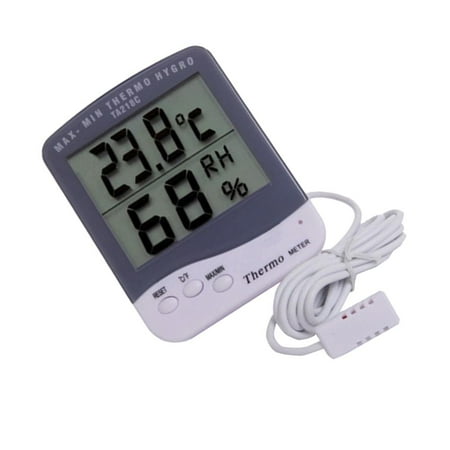 TA218C Digital Hygrometer Indoor Outdoor Humidity Temperature Monitor ...