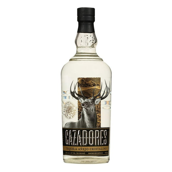 Pack de 4 Tequila Cazadores Añejo Cristalino 750 ml Cazadores Añejo Cristalino