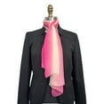 thumbnail image 5 of Wrapables Lightweight Sheer Solid Color Georgette Scarf, Rose & Peach, 5 of 6